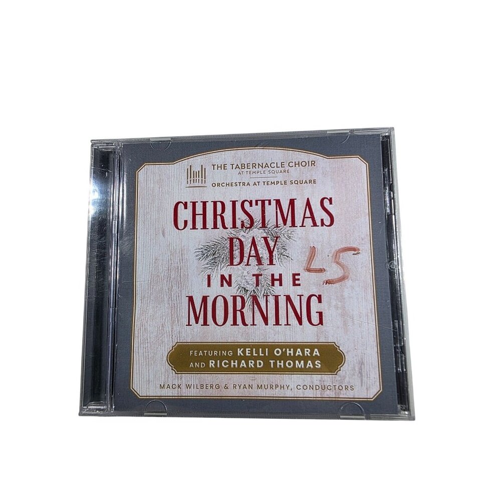 Holiday CD Christmas Day In The Morning Kelli OHara Richard Thomas festive music